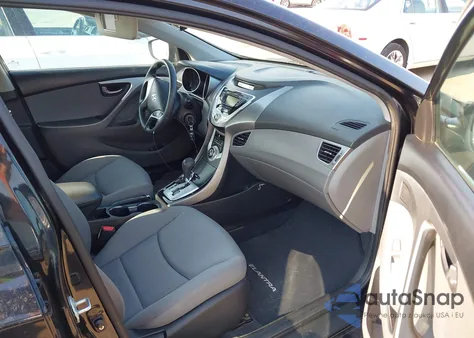 2012 Hyundai Elantra Gls (Ulsan Plant) from USA, damaged, VIN KMHDH4AE0CU290180